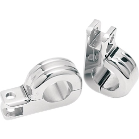 DRAG SPECIALTIES Two-Piece Footpeg Clamps 2pcs. 32 mm