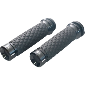 KHROME WERKS Klassic Grips 25,4mm Harley Davidson FLDE / FLFB / FLFBS / FLHR / FLHRC / FLHT / FLHX / FLS / FXFBS 1584-1868 08-25