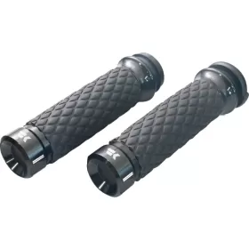 KHROME WERKS Klassic Grips 25,4mm Harley Davidson FLDE / FLFB / FLFBS / FLHR / FLHRC / FLHT / FLHX / FLS / FXFBS 1584-1868 08-25