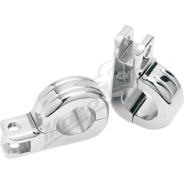 DRAG SPECIALTIES Two-Piece Footpeg Clamps 2pcs. 32 mm
