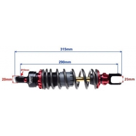 Rear adjustable shock absorber MINARELLI/ PEUGEOT/ MORINI 315mm Ø10 M8
