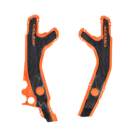 Acerbis X-Grip rėmo apsaugos KTM Adventure R/X / Enduro R / SMC R 390cc 25-> Juoda/Oranžinė
