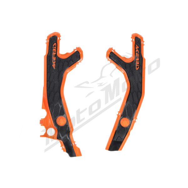 Acerbis X-Grip rėmo apsaugos KTM Adventure R/X / Enduro R / SMC R 390cc 25-> Juoda/Oranžinė