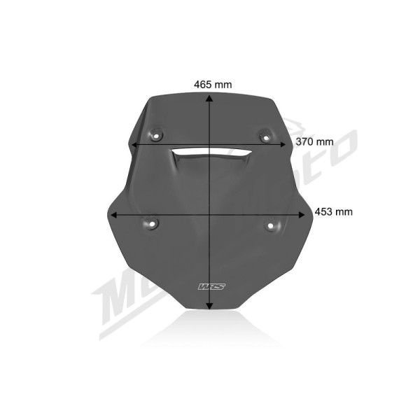 WRS CF002FS Windscreen Standard Dark Smoke CF MOTO 800MT ABS 22-24