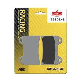 Sbs stabdžių trinkelės 706DS-2 Dual Sinter 2 APRILIA / BENELLI / BMW / CAGIVA / DUCATI / KTM / MOTO GUZZI / VICTORY