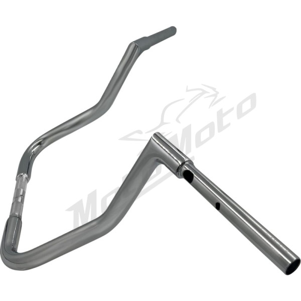 FAT BAGGERS INC. 1-1/4" EZ Install Flat Top Batwing Handlebar Chrome 32mm 91,5cm (33cm)