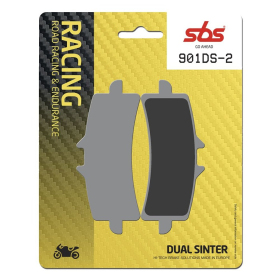 SBS DS Racing 901DS-2 Dual Sintered Brake Pads Aprilia / Bimota / BMW / Ducati / Energica / Honda / Triumph 675-1400cc 08->