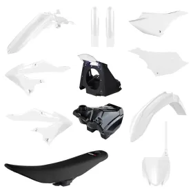 Polisport plastic kit Yamaha YZ 125/250cc 02-21 White / Black