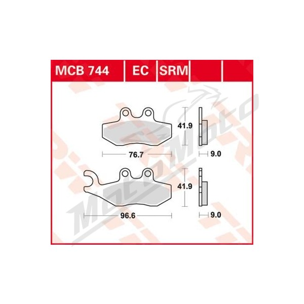 TRW SRM Series Sindered Scooter Brake Pads Aprilia / Derbi / Gilera / Piaggio / Vespa 50-850cc 99-20