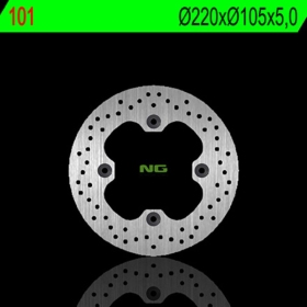 NG BRAKES 101 fiksuotas stabdžių diskas HONDA / TRIUMPH
