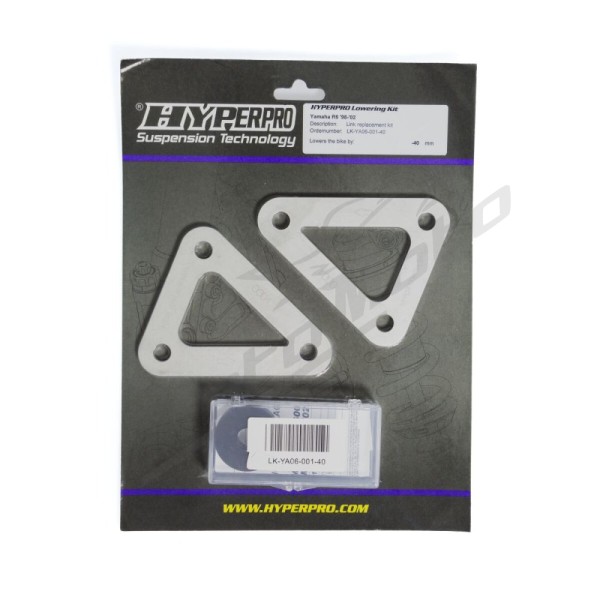 HYPERPRO Lowering Kit w/link-system 40,00mm Yamaha YZF-R6 600 99-01