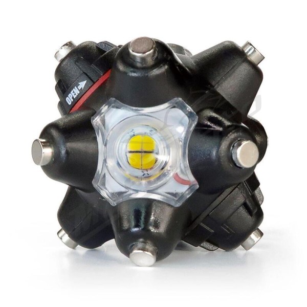 RISK RACING Magnetic Light Mine Professional Flashlight - Hands Free Lighting 250 Lumen