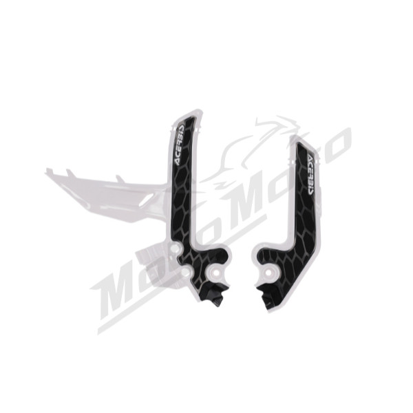 Acerbis X-Grip Frame Guards KTM / GasGas 85cc 25-> White/Black