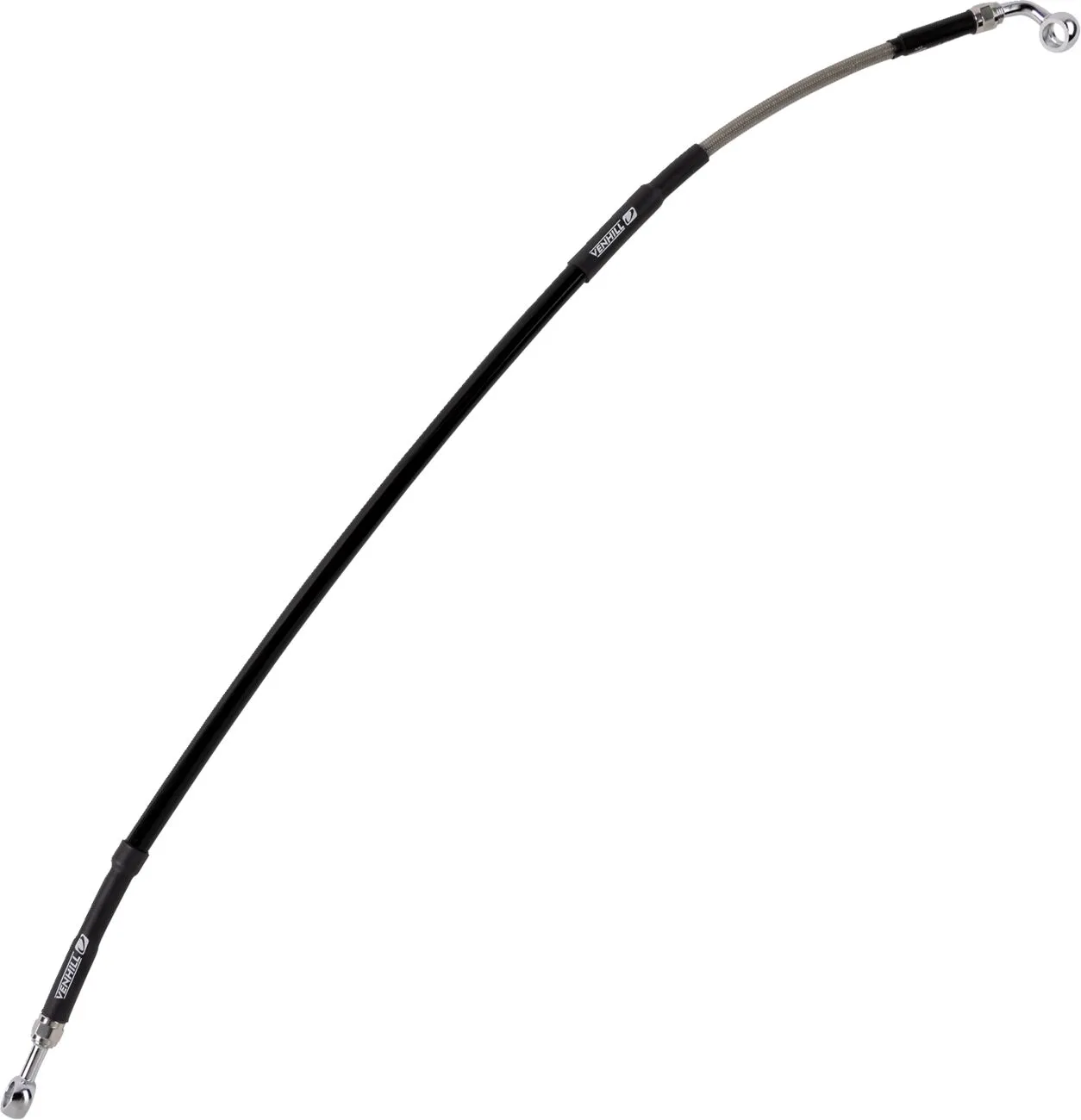 MOOSE OFFROAD Rear Stainless Steel Braided Brake Line Kawasaki KLX 300R 20-24