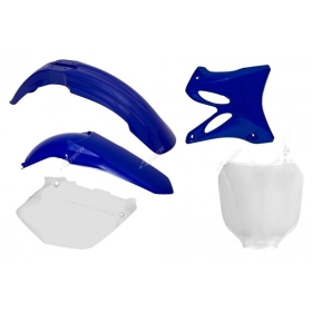 RACETECH Plastikų komplektas Yamaha YZ 125/250cc 02-05 Mėlyna/ Balta