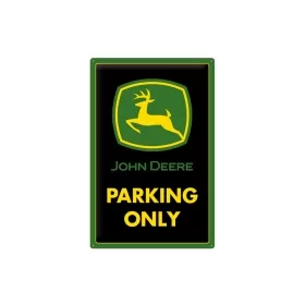Metalinė lentelė JOHN DEERE PARKING 40x60