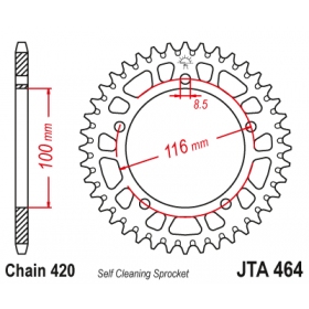 Rear sprocket ALU JTA464