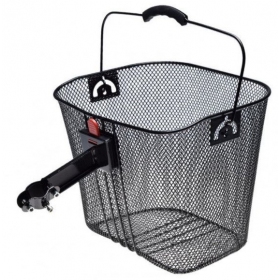 Handlebar basket with handle for bicycle 260x335x225mm