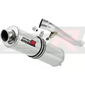 Exhaust kit Dominator ROUND HOMOLOGATED SUZUKI GSF 600 BANDIT / S 2000-2004