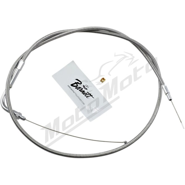 BARNETT Stainless Steel Throttle/Idle Cable Harley Davidson 1000-1200cc 1968-1976