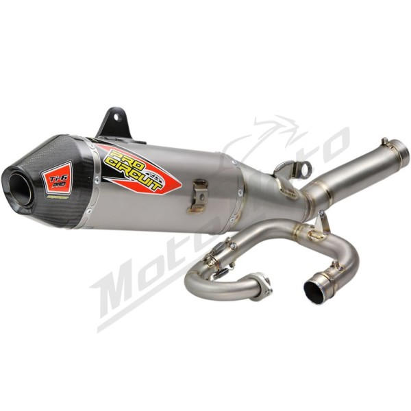 PRO CIRCUIT Ti-6 Pro Exhaust System Titanium/Carbon Fiber Yamaha Y 250F/X 19-24