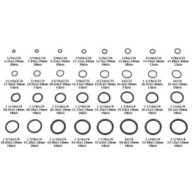 O-ring gasket set 6.35-57.12mm/ 1/4-2 1/4 (32 different sizes / 407pcs)