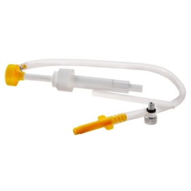 Oil pump with adapter
