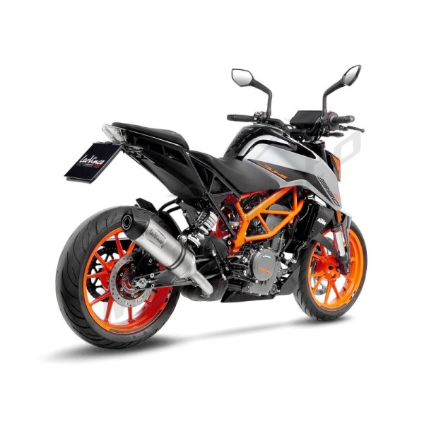 LEOVINCE LV One Evo Stainless Steel Slip-On Muffler KTM DUKE 125-390 21-23