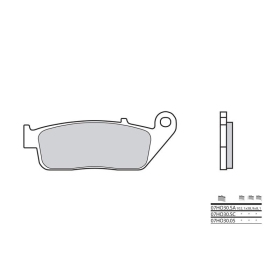 BREMBO Street Sintered stabdžių trinkelės CAGIVA / HONDA / HYOSUNG / KAWASAKI / SUZUKI / TRIUMPH / YAMAHA 125-1200cc 1987-2025