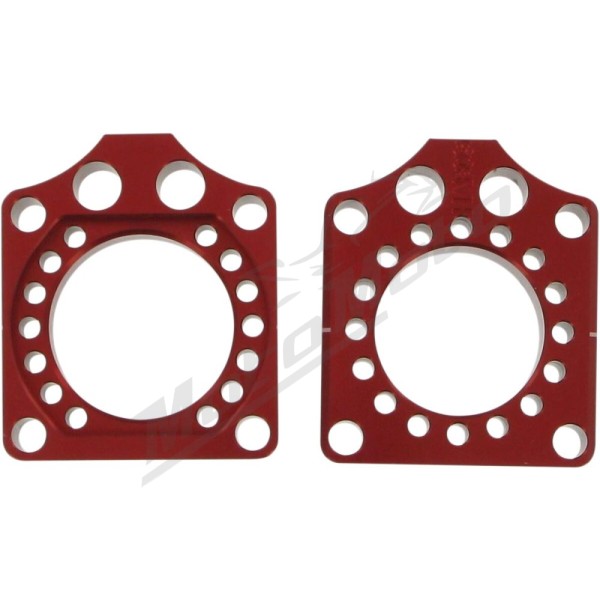 PRO CIRCUIT Rear Axle Blocks Red Honda CRF 250/450 09-17