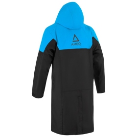 AMOQ Apex Racing Pit Coat Black / Sky Blue 