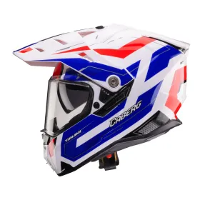 Offroad Helmet Caberg Duosport Tanami Ranger White/Red/Blue