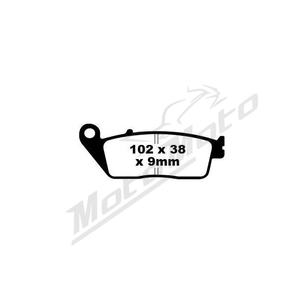 EBC SFA Brake Pads BMW / DAELIM / KAWASAKI / KYMCO / PEUGEOT / SUZUKI 125-650cc 03-21