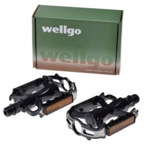 ALUMINUM PEDALS WELLGO 9/16" 2pcs