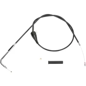 DRAG SPECIALTIES Black Vinyl Throttle/Idle Cable Harley Davidson FLHT / FLHTC / FLHTCI / FLHTCSE 1450-1584cc 02-07