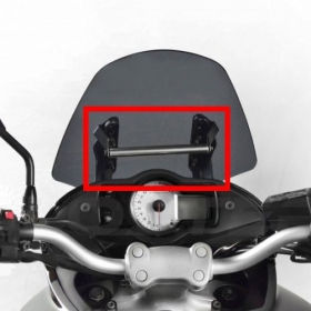 Papildomų priedų tvirtinamas virš spidometro MOTOSHIELDS KAWASAKI VERSYS 650 2006-2009