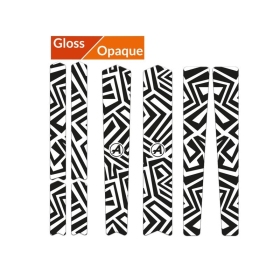 ALGIS frame protective stickers set "Road Line" - (opaque-white)