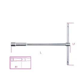 BETA Deep 6 points T-Handle Socket Wrenches - 13mm