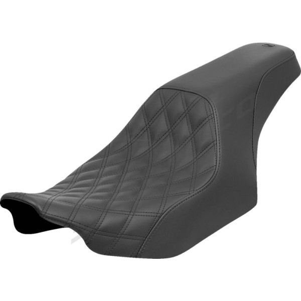 SADDLEMEN Profiler Lattice Stitch Seat Black Harley Davidson FLHX / FLHXSE / LFHXU / FLTRX 1923-1977 23-25
