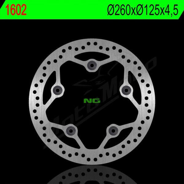 NG Front Brake Disc 260X125X4,5mm Kymco People 125-300cc 16-17
