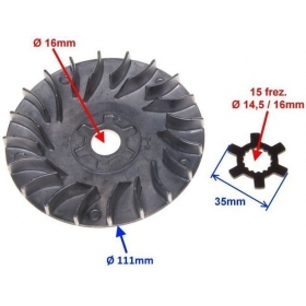 Front variator pulley MINARELLI REPLICA (CHINESE SCOOTER) 50cc 2T Ø 16mm