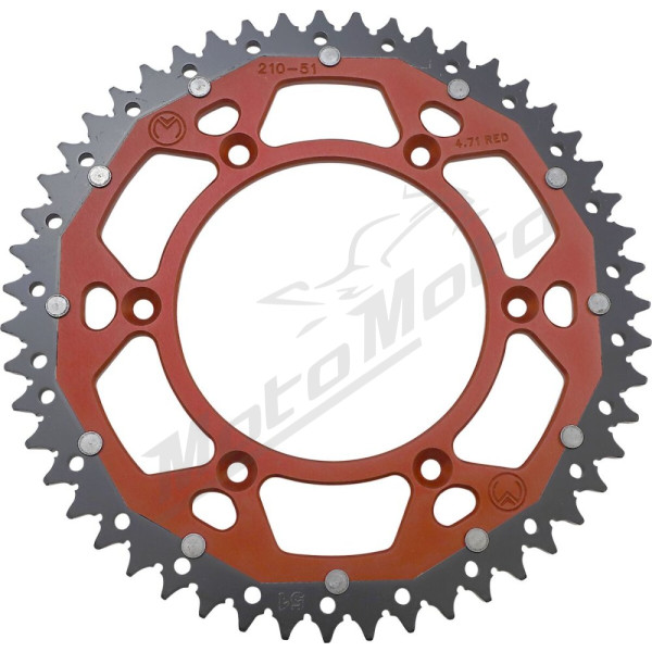 MOOSE OFFROAD HARD-PARTS Dual Sprocket 51T Beta / Honda / Yamaha 125-650cc 82-22