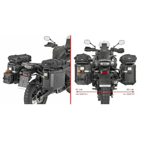 GIVI Monokey Cam Side Šoninių daiktadėžių laikiklis CF Moto 800 MT-X 2025