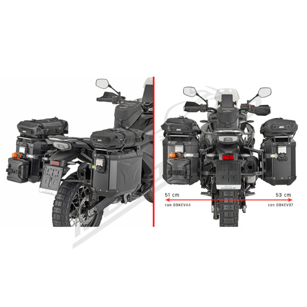 GIVI Monokey Cam Side Šoninių daiktadėžių laikiklis CF Moto 800 MT-X 2025