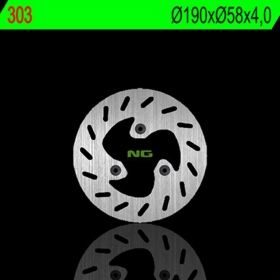 NG BRAKES 303 priekinis / galinis fiksuotas stabdžių diskas  APRILIA / BETA / GILERA / KEEWAY / MALAGUTI / MBK / PEUGEOT / SYM / TGB