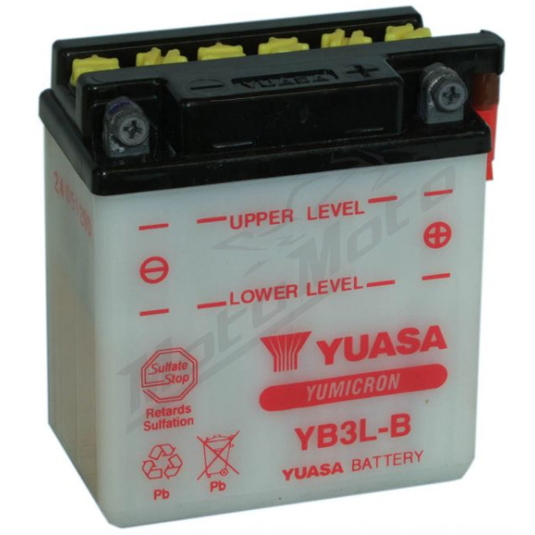 Akumuliatorius Yuasa Yb3l-B 12v 3ah 30a (be rūgšties paketo)