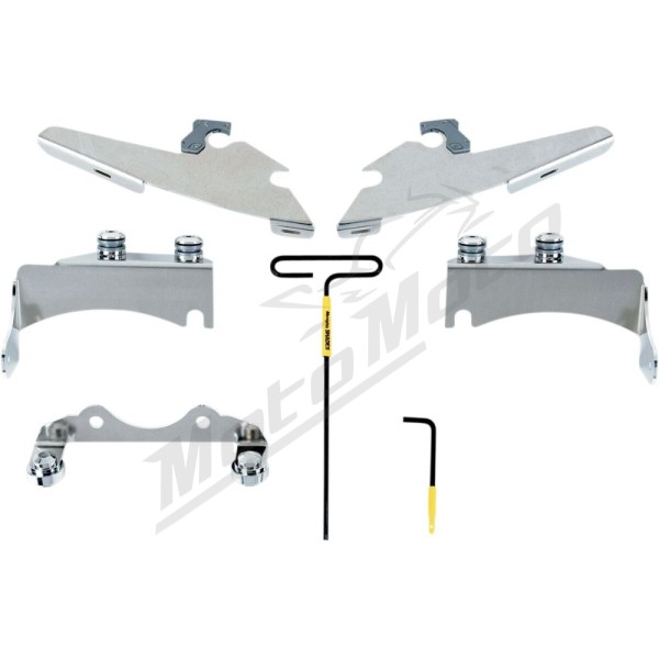 MEMPHIS SHADES METRIC Windshield Trigger-Lock Complete Mount Kit Kawasaki VN 900 06-25