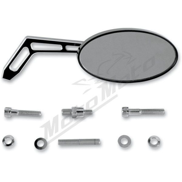 PRO-ONE PERF.MFG. Billet Aluminum Mirror left 63,5mm Harley Davidson / Metric Cruiser