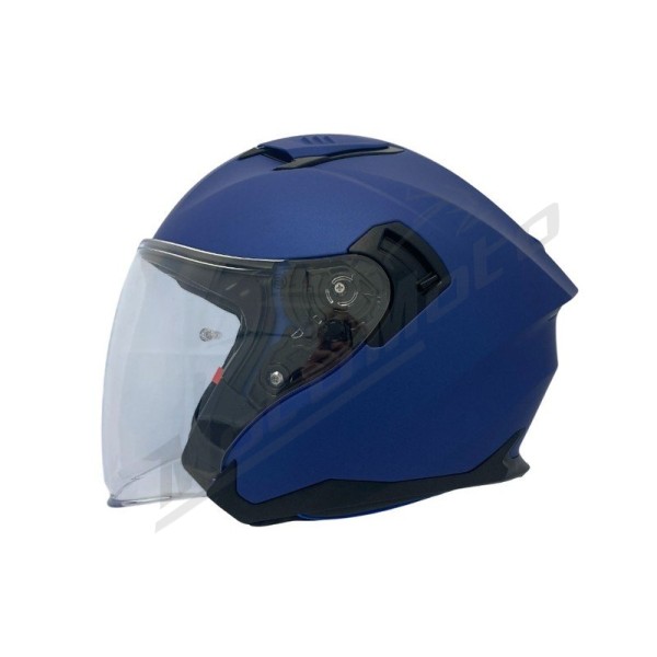APEX Helmet JI200 Solid metallic blue matt S