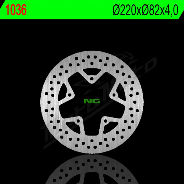 NG BRAKES Front Fixed Brake Disc 220mm MBK / Yamaha 125cc 04-13